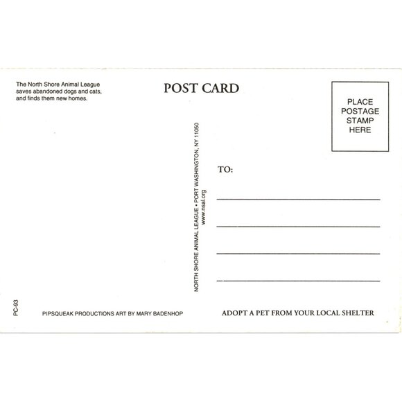 Vintage Postcard With Cats Resting On A Tree Branch By Mary Badenhop - Picture 2 of 2